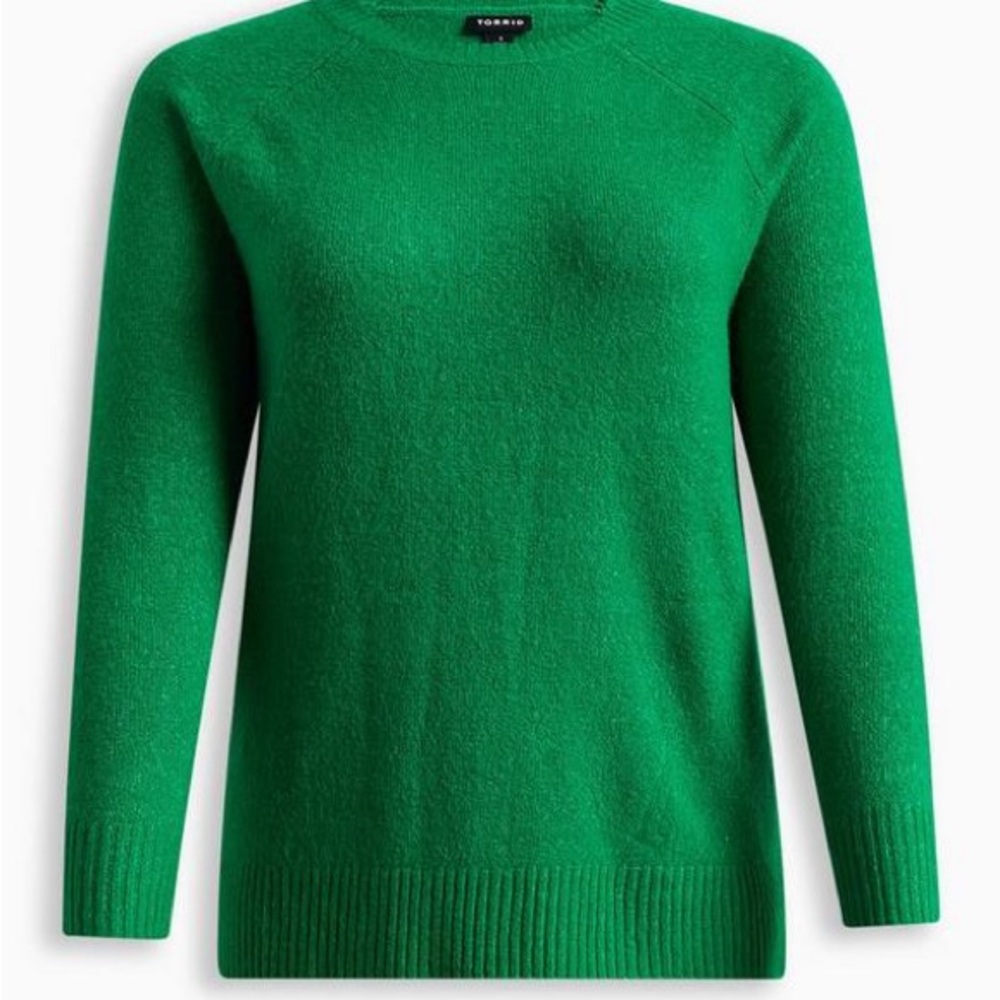 Torrid 5 Green Crew Neck Sweater